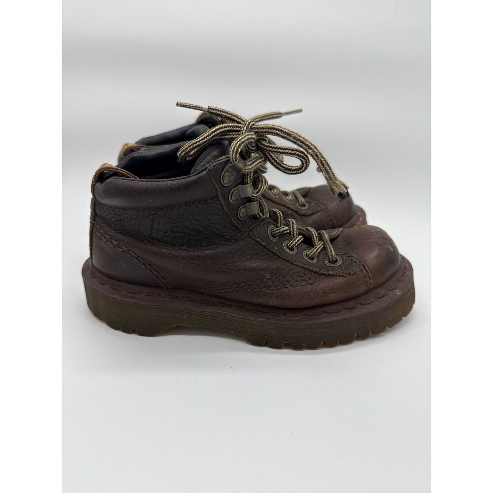 Vintage Dr. Martens 8287 Style Chunky Grizzly Brown Leather Boots US L 5/ US M 4 - Picture 3 of 6
